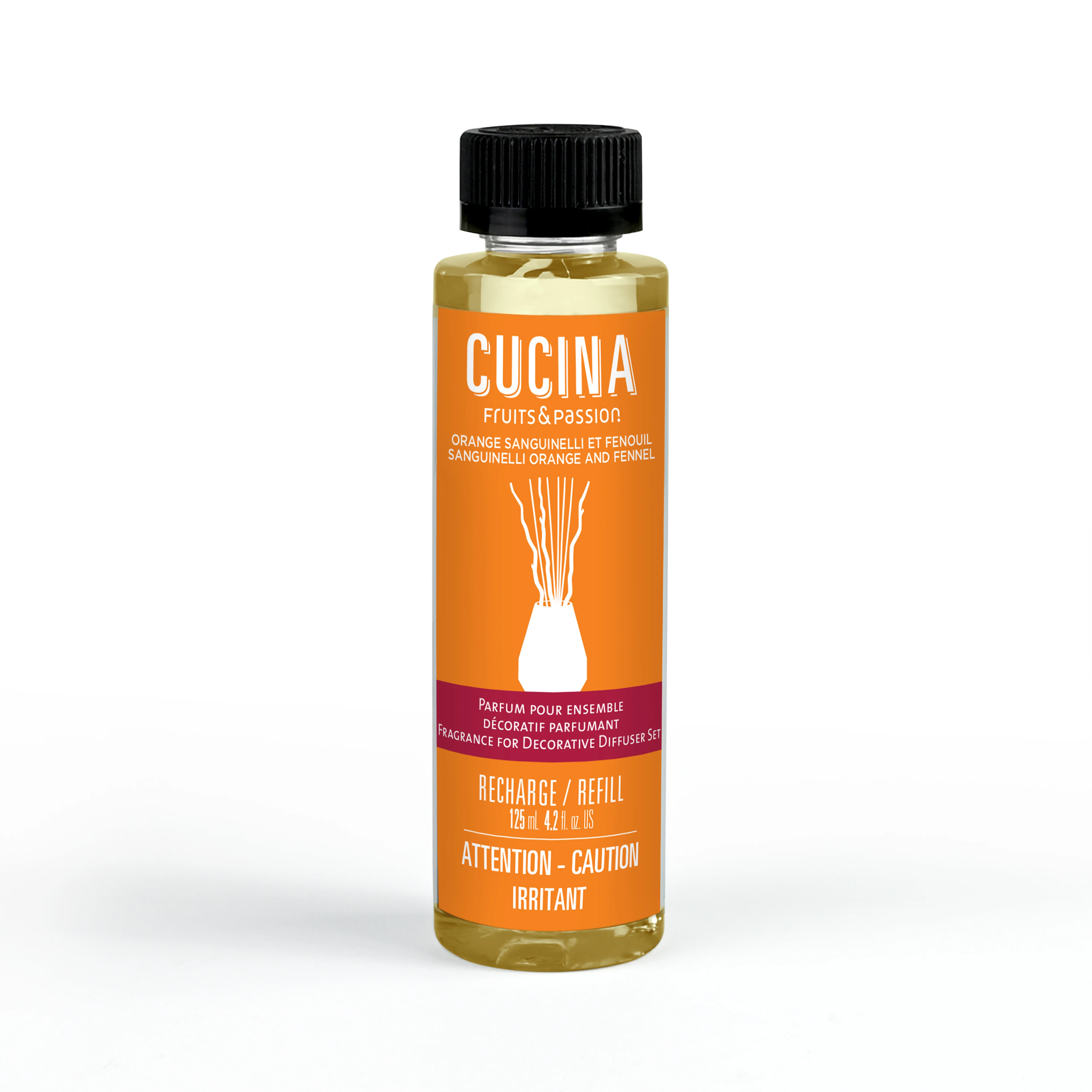 Decoratif Diffuser Fragrance | Sanguinelli Orange and Fennel | 125 mL