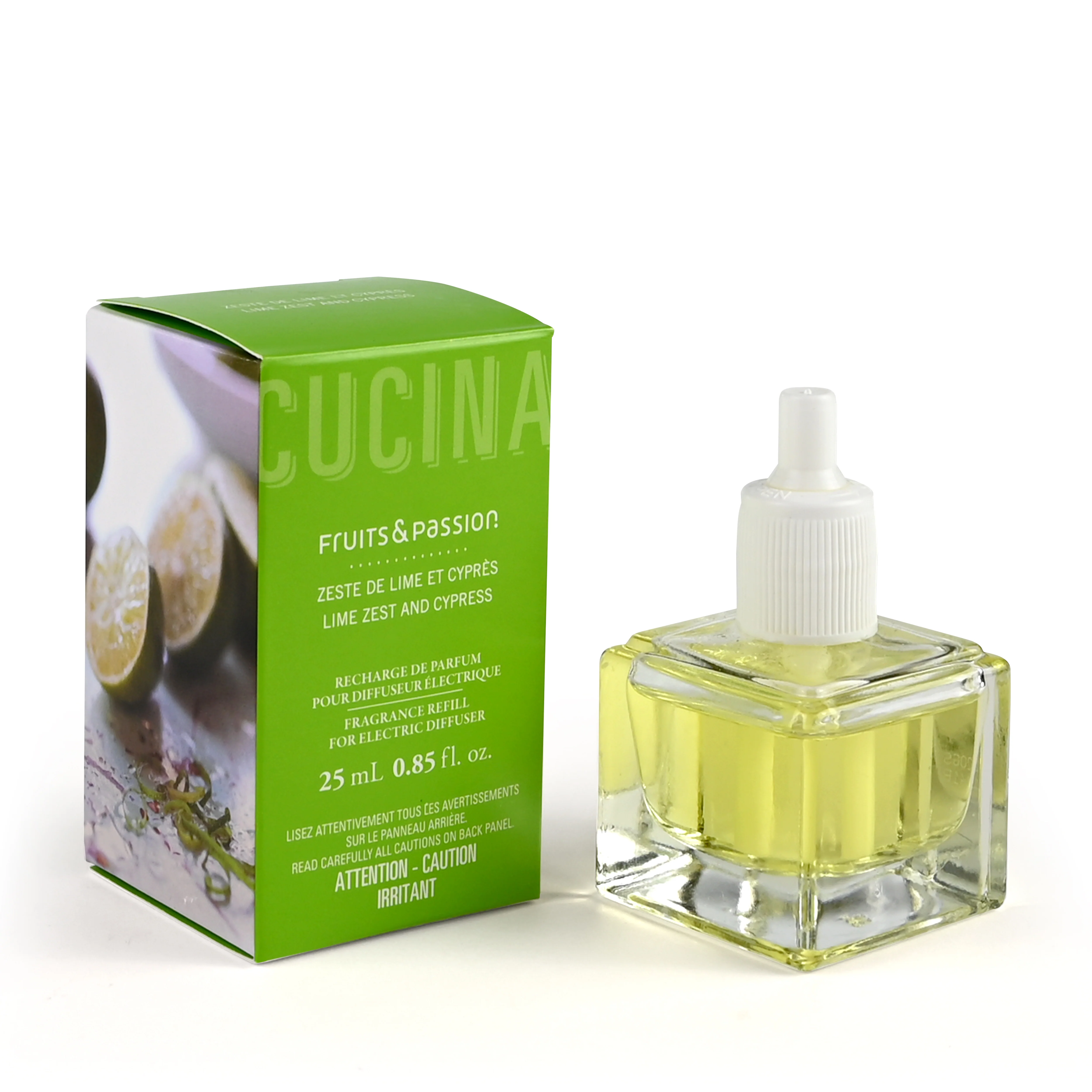 Fragrance for Electric Diffuser | Lime Zest and Cypress | 25 mL Refill
