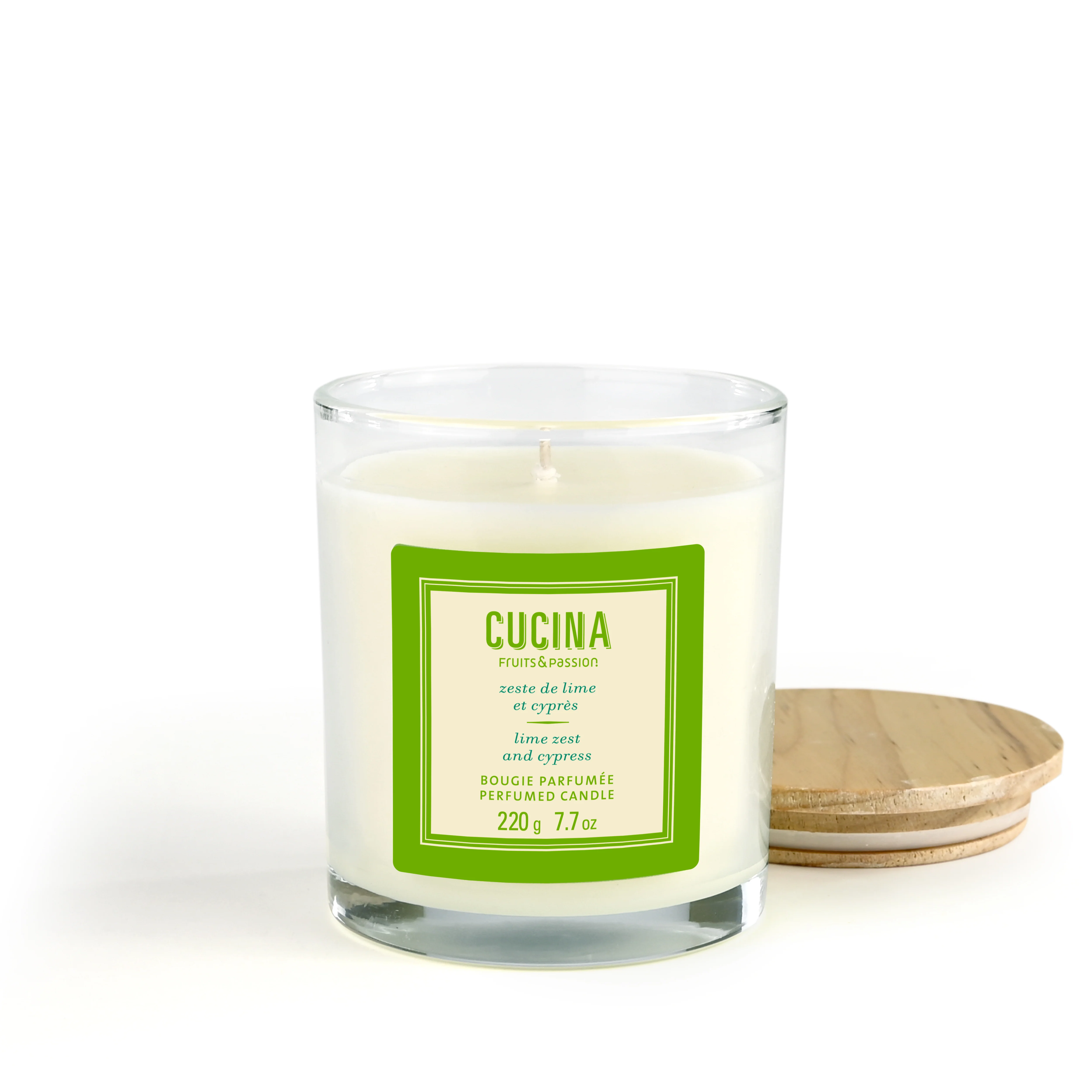 Perfumed Candle | Lime Zest and Cypress | 220G - Image 3