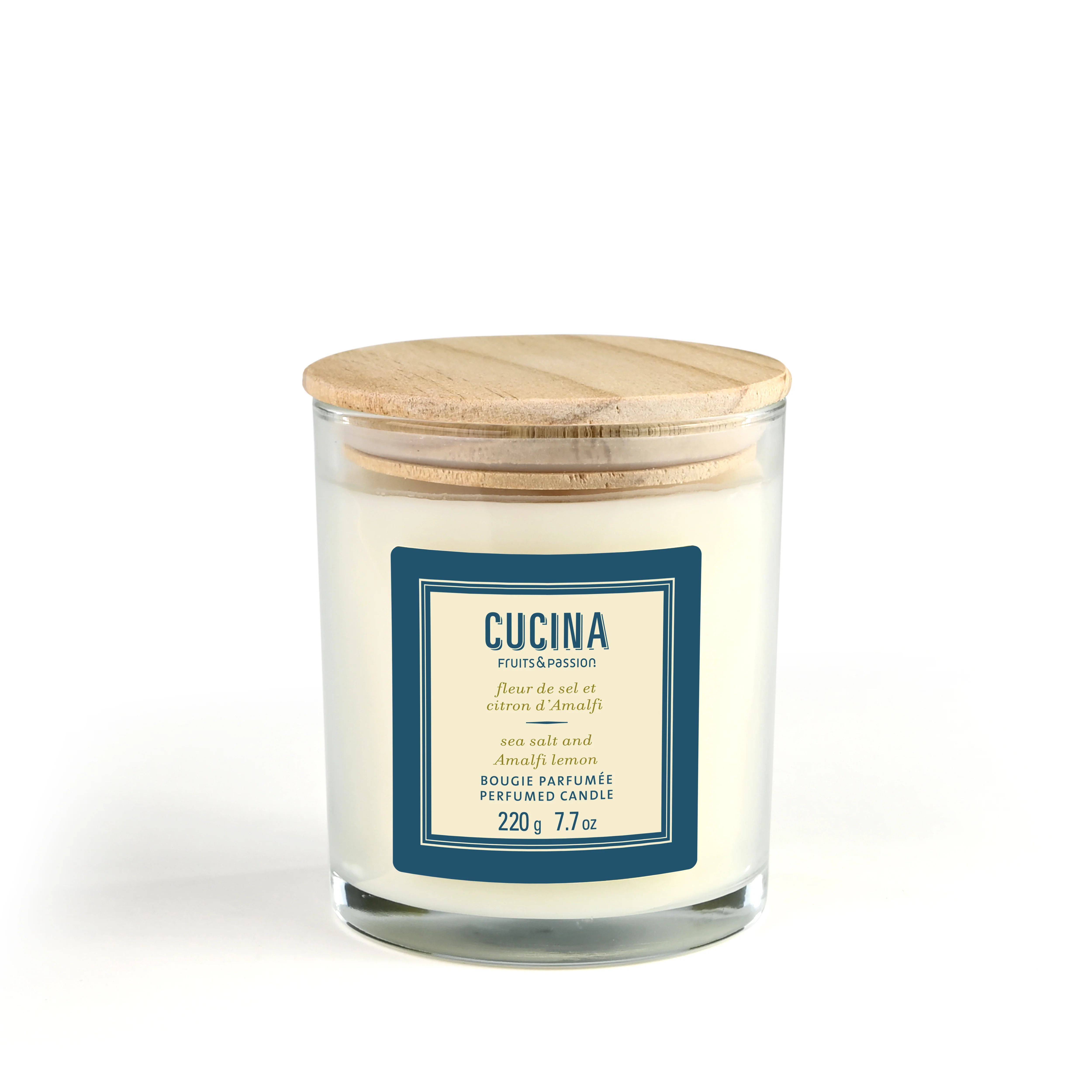 Perfumed Candle | Sea Salt and Amalfi Lemon | 220G