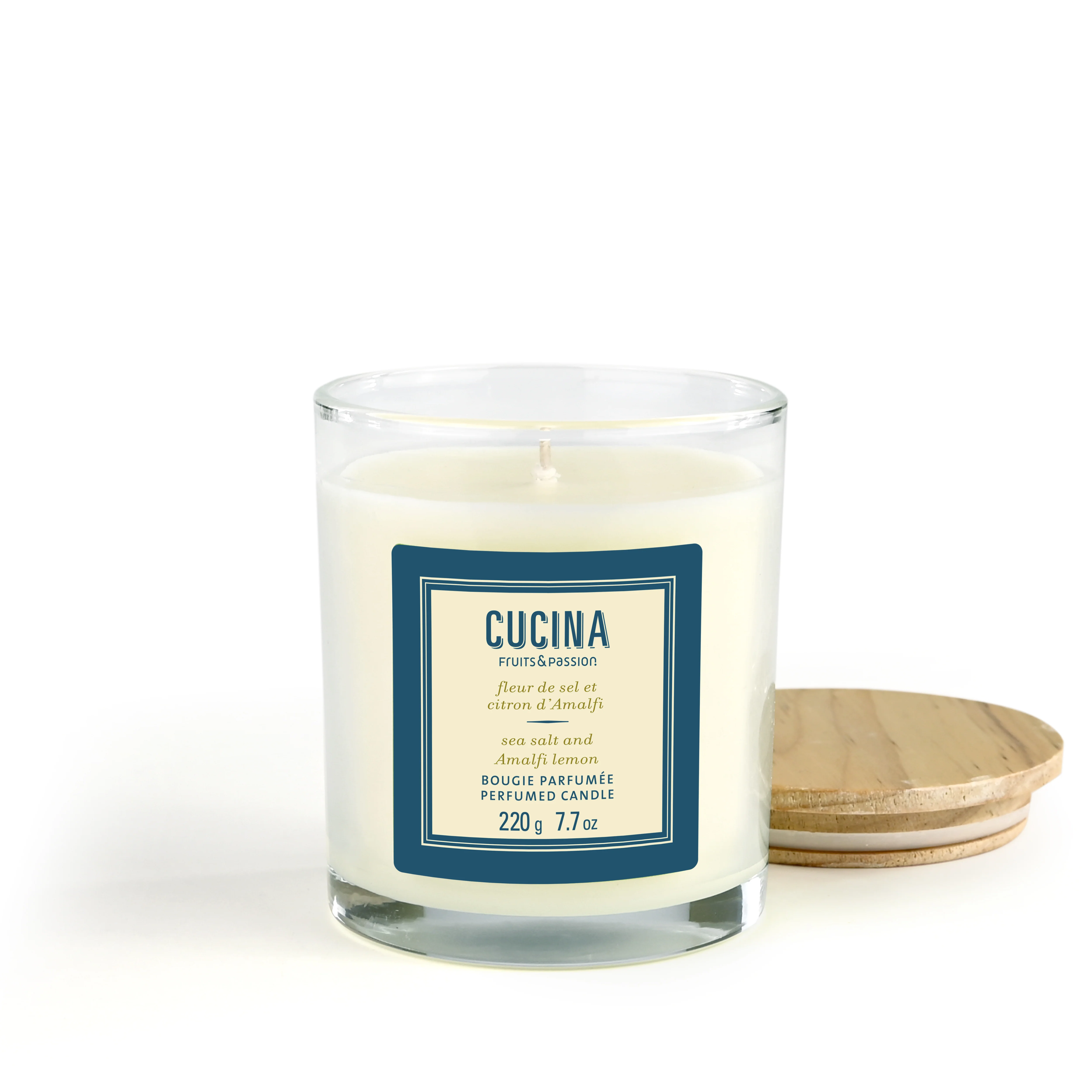 Perfumed Candle | Sea Salt and Amalfi Lemon | 220G - Image 3